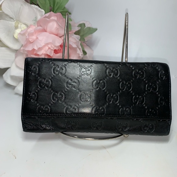 Gucci Handbags - Authentic GUCCI Guccissima HG Logo Clutch Wallet